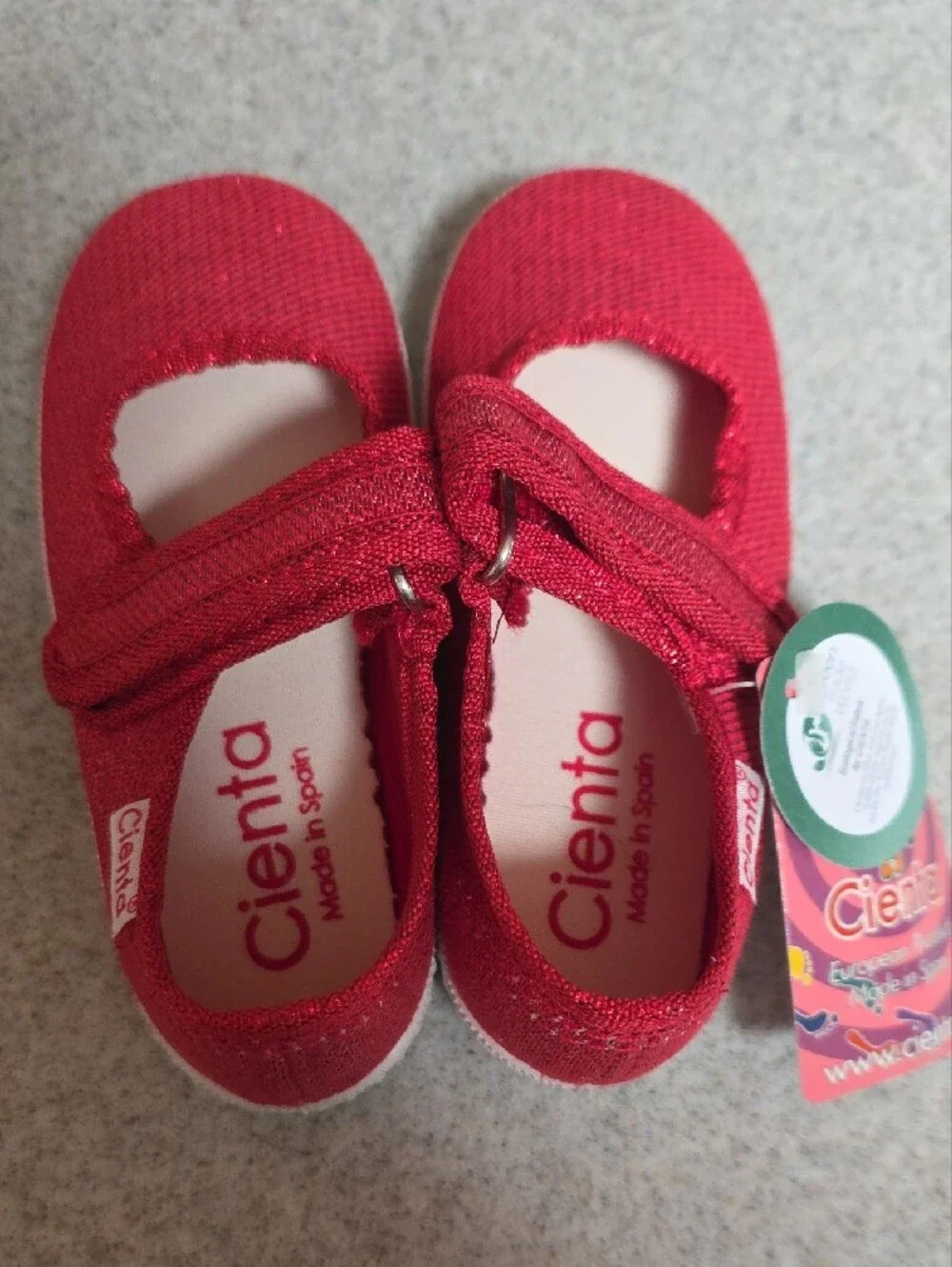 Sparkle Mary Jane Kids Shoes in Red - Classic Glitter Comfort